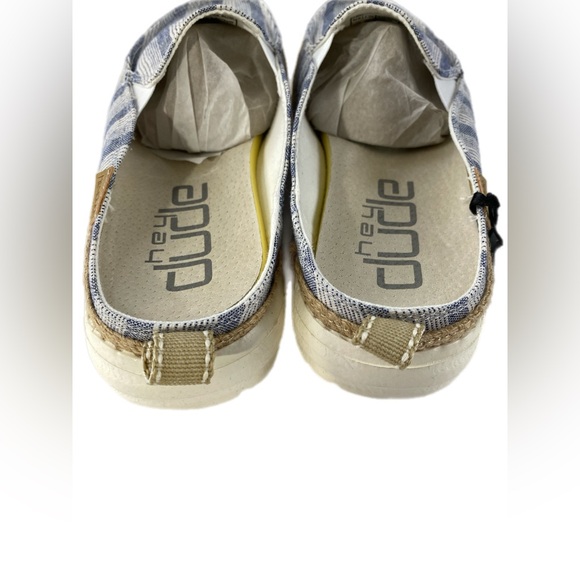 Hey Dude Lexi Stripes Blue Womens size 7 NIB - Picture 9 of 12